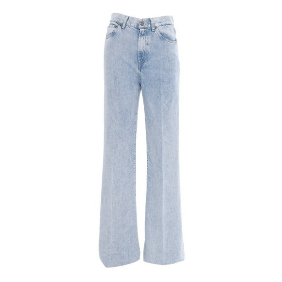 Dondup Wide-Leg Denim Jeans With High Waist - NWT - Picture 1 of 2